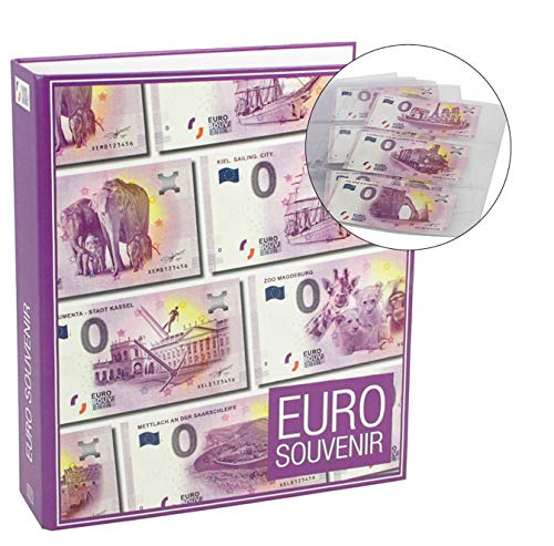SAFE 3102 Vordruckalbum 2018 Bundesrepublik Deutschland 0 Euro Schein | Sammelalbum 0 Euro-Banknoten inklusive 53 Einsteckblätter + farbigen Vordruckblättern