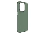 DECODED Silikon Hülle – iPhone 15 Pro – Antibakterielle Hülle – Kompatibel mit MagSafe – Safe Leaf Grün