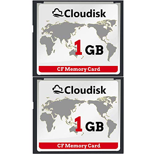 Cloudisk 2X CF-Karte Compact Flash 1 GB Speicherkarte Leistung für Vintage Digitalkamera