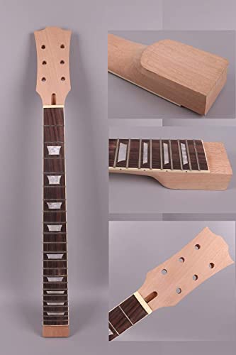 Yinfente Gitarrenhals, 22 Bundstäbchen, 61 cm, Mahagoni-Rosenholz, Griffbrett sg style