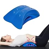 duhe189014 Lumbar Support Pillow ?Lower Back Stretcher Foam Device?Spine Deck Back Biscuit Massager?Lower Back Relief