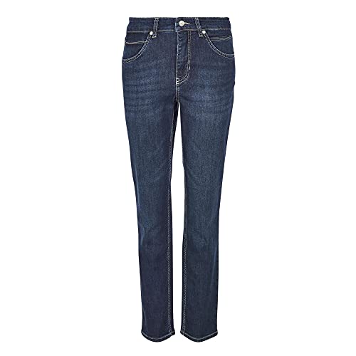 MAC Jeans Damen Melanie Straight Jeans, Blau (Dark Blue D845), W34/L30