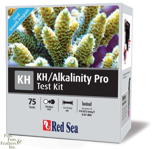 Red Sea Fish Pharm ARE21410 Salzwasser KH/Alkalinität Pro Test-Set für Aquarium, 75 Tests