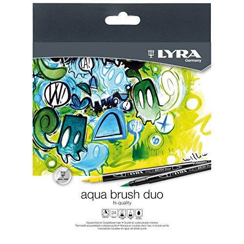 LYRA Aqua Brush Duo Set mit 24 Farben, 1 stück (24er Pack)