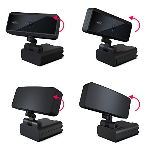 Cuifati 1080P USB-Computerkamera Webcams Eingebautes MIC HD für Videokonferenzen Computerzubehör, hochauflösende Desktop-Kamera Eingebautes Mikrofon mit Geräuschunterdrückung, PC-Kamera mit sechs
