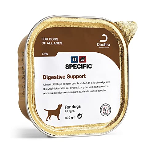 DECHRA Veterinary Products - SPECIFIC CIW Digestive Support - Nassfutter für Hunde - Verbessert die Darmflora - Leicht verdaulich - Ballaststoffarm - Mit Postbiotika - Alle Altersklassen - 6x300g