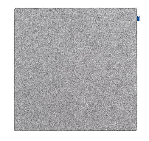 Legamaster 7-144575 Board-Up Akustik-Pinboard, schalldämpfende Pinnfläche, Textil, quiet grey, 75 x 75 cm