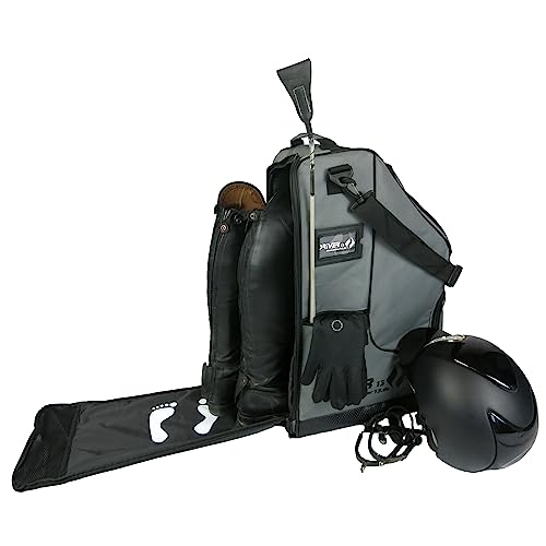 Driver13 ® Reitstiefeltasche Stiefeltasche Deluxe grau