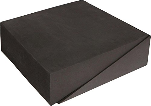 Trademark Innovations Unisex-Erwachsene 12" Foam Incline Stretch Wedge-Set of 2-by Keilkissen aus Schaumstoff, 30,5 cm, 2 Stück, schwarz, 2 lb