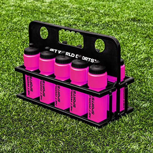 FORZA 10 Wasserflaschen und Flaschenträger (750ml) – BPA-freier Kunststoff erhältlich (Rosa)