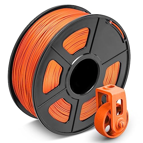 SUNLU ABS Filament 1.75 mm für den 3D-Drucker ABS 3D-Drucker Filamentgenauigkeit +/- 0.02 mm, Orange