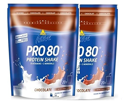 Inko Active Pro 80 Beutel 2er Pack (2x500g) Schoko (D)