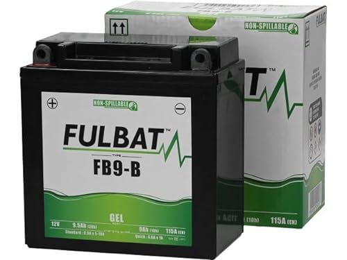 Fulbat - Motorrad Batterie Gel YB9-B/12N9-4B-1 12V 9Ah