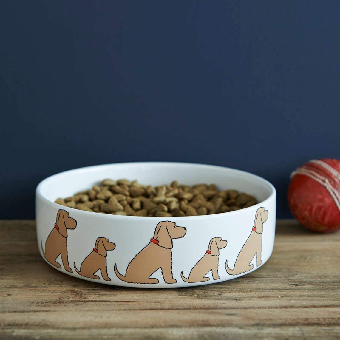 Sweet William Golden Cocker Spaniel Hundenapf | Futternapf für Hunde Welpen Haustier | Keramik Hundenapf Wassernapf | Spülmaschinenfest | 20cm x 5,5cm