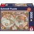 Schmidt 58328 - Antike Weltkarte, Puzzle
