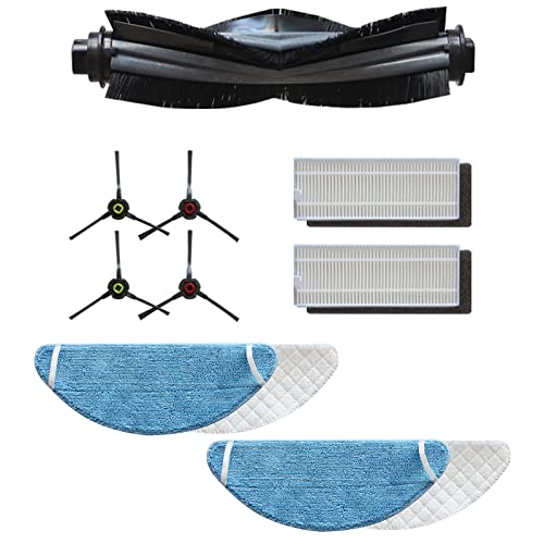 GYing Ersatz für Yeedi K650 Roboter Staubsauger Teile Main Side Brush Hepa Filter Mop Cloths Rag Zubehör