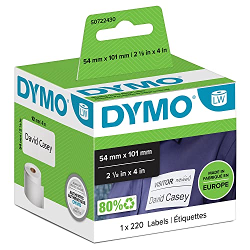 Dymo LW Namensschilder 57mm Weiß