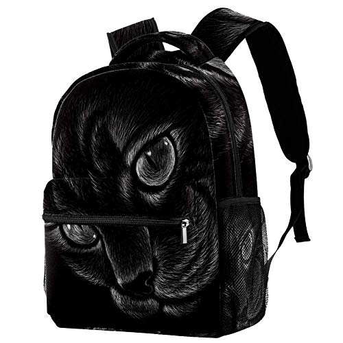 LORVIES Niedlicher Rucksack mit Katzenmotiv, lässiger Rucksack, Schultertasche für Schule, Studenten, Reisetasche