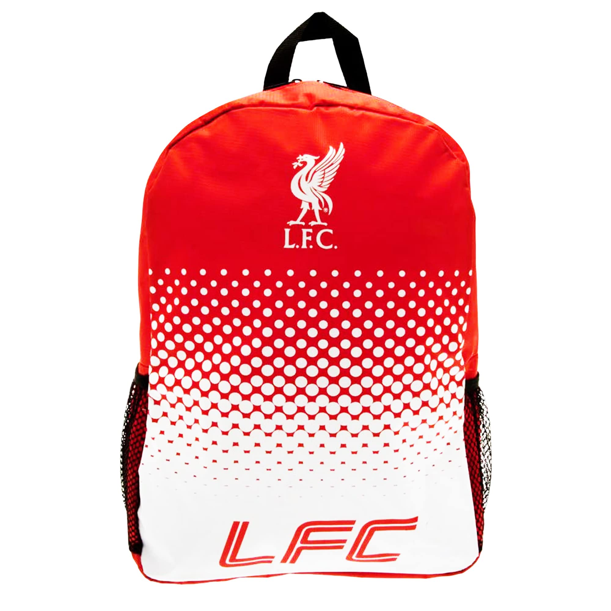 Liverpool FC Fade Wappen Design Rucksack (Einheitsgröße) (Rot/Weiß)