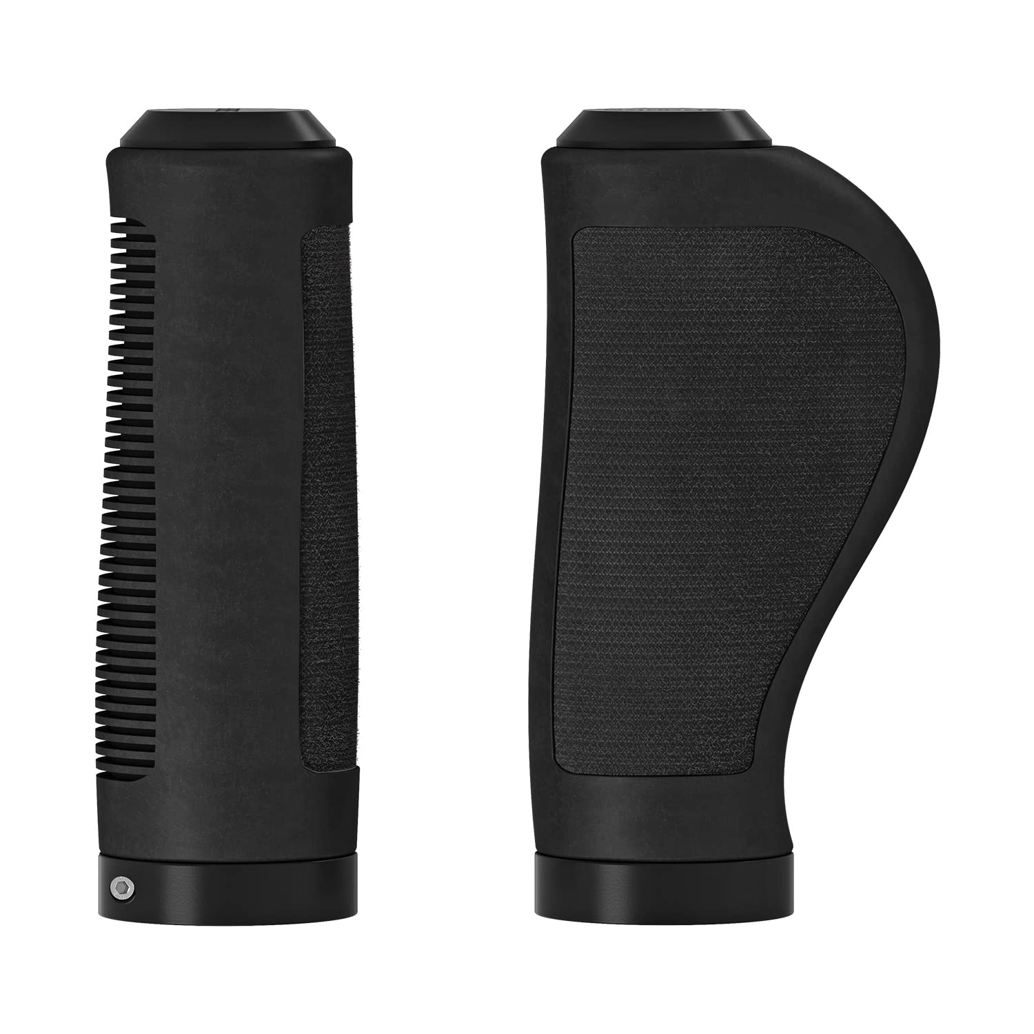 Brooks Ergonomic Rubber Grips (100 + 100 mm) – Black-New22 Guidoline Erwachsene Unisex, Schwarz, Standard
