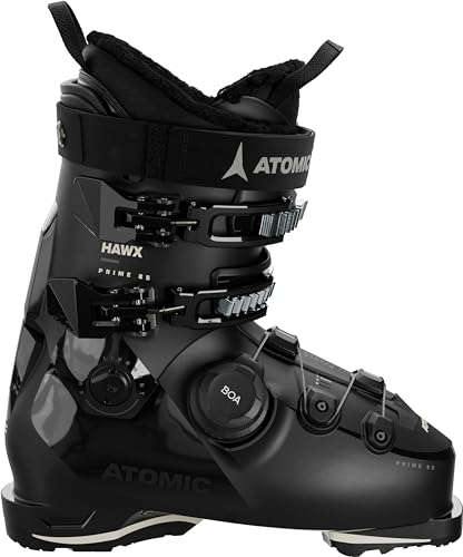 ATOMIC Women HAWX Prime 85 BOA W GW Alpine Boots, Black/Stone, 23/23.5