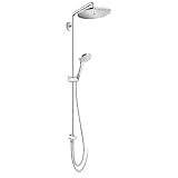 hansgrohe Croma Select 280 Air wassersparendes Reno Duschsystem, 4 Strahlarten, Chrom