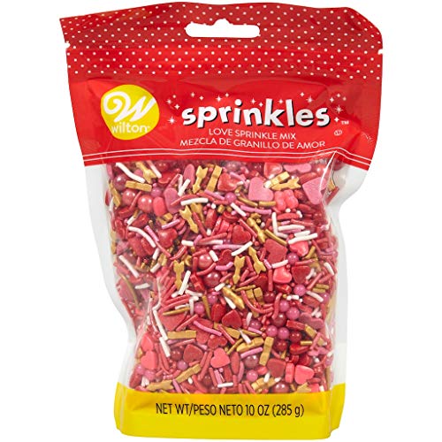 Wilton Sprinkles 10oz Shaped Sprinkles Mix (Love)
