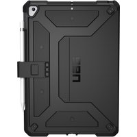 Urban Armor Gear Metropolis. Etui-Typ: Flip case, Markenkompatibilität: Apple, Kompatibilität: iPad 10.2, 7th Gen, Maximaler Bildschirmdurchmesser: 25,9 cm (10.2 ), Produktfarbe: Schwarz (121916114040)