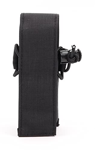 Zentauron Multi Magazintasche Pistole Molle-Tasche für doppelreihige Pistolen Magazine Glock Sig-Sauer HK, Single Magazintasche 9mm