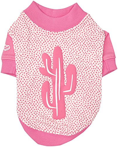 Pinkaholic New York NAQA-TS7204 Hunde T-Shirt, Saguaro, Small, pink
