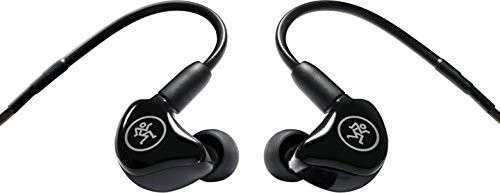 Mackie mp-120 schwarz im Ohr sitzend Ohrbügel Kopfhörer - Kopfhörer (im Ohr sitzend, Ohrbügel, kabelgebunden, 20 - 20000 Hz, 1,5 m, Schwarz)