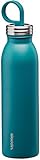 Aladdin Chilled Colour Thermavac Trinkflasche Edelstahl 0.55L Blue – Thermosflasche Hält 9 Stunden Kalt - Doppelwandige Vakuumisolierung - Wasserflasche BPA-Frei - Spülmaschinenfest