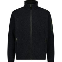 CMP - Jacket Jacquard Knitted 38H2237 - Fleecejacke Gr 52 schwarz
