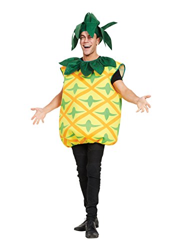 Bristol Novelty AF104 Ananas Kostüm, Bunt