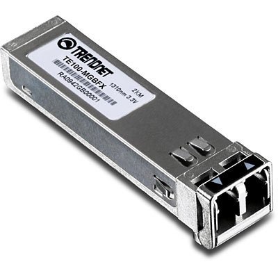 TRENDnet TE100-MGBFX - SFP (Mini-GBIC)-Transceiver-Modul - Fast Ethernet - 100Base-FX - LC Multi-Mode - 1310 nm (TE100-MGBFX)