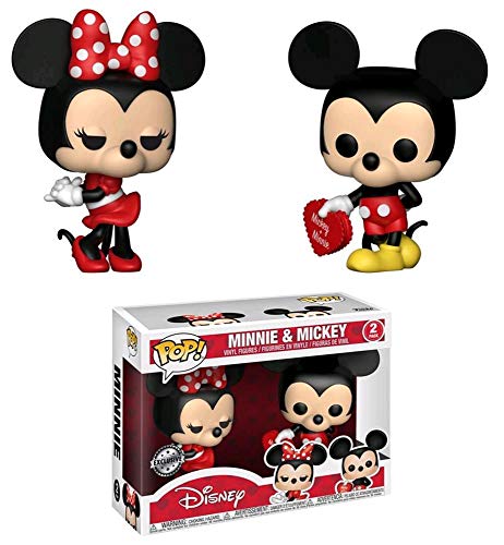 Set mit 2 POP-Figuren. Disney Valentine Mickey & Minnie Exclusive