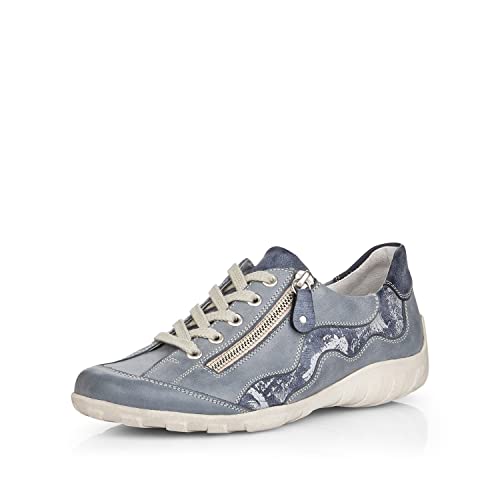 Remonte Damen R3416 Sneaker, Blau (Jeans/Jeans/Silver 14), 41 EU