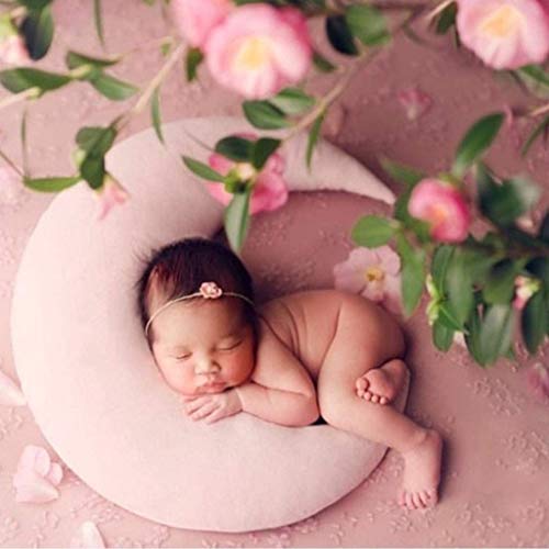 Lelesta Baby Photography Moon Pillow Star Hat Set 6 Stück Baby Hut Bohnen Mond Kissen Sterne Fotografie Zubehör für Neugeborene (Farbe: 13)