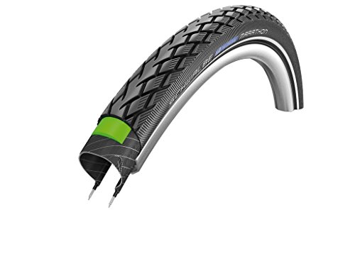 Schwalbe Fahrrad Reifen Marathon ENC//alle Größen, Ausführung:schwarz Reflex, Drahtreifen, Dimension:40-622 (28×1,50´´)