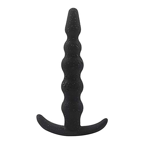 LGAFF Silikon Anal Plug mit Prostata-Massagegerät Klitorisstimulator Weiblicher Masturbator Anal Sexspielzeug für Frau und Mann (D)