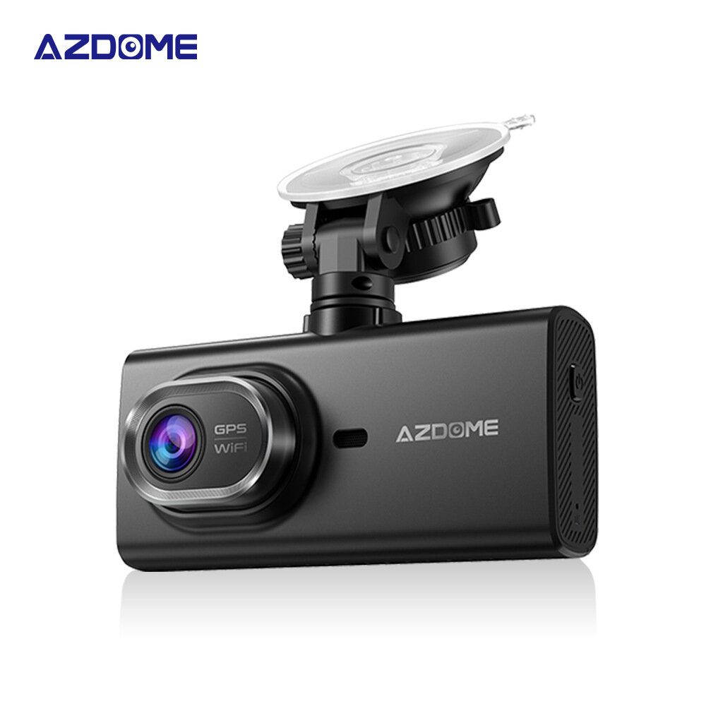 AZDOME M560 1080P 3 Kanal 4 Zoll Auto DVR Dash Cam HD Weitwinkel WIFI Handy-Verbindung Parküberwachung Fahrspurverfolgun