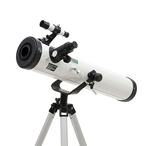 Telescope, Telescopes for Adults, 76Mm Aperture 700Mm AZ Mount, Telescope for Kids Beginners, Fully Multi-Coated Optics, Astronomy Refractor with Tripod QIByING