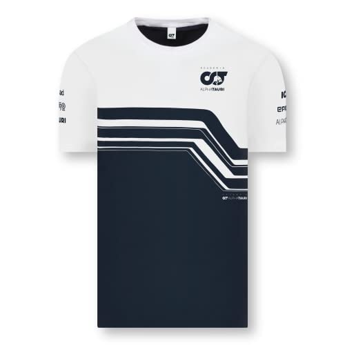 Scuderia AlphaTauri Official Teamline T-Shirt, Herren Small - Original Merchandise