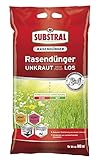 Substral 2in1 Rasendünger Unkraut bleibt chancenLOS, natürlich unkrautfreier Rasen, 9,1 kg bis zu 180 qm