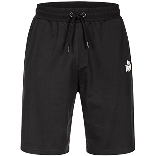 Lonsdale Men's DALLOW Shorts, Black/White, XXL