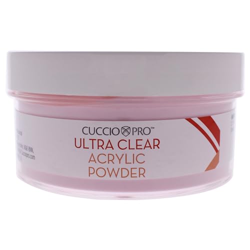 Cuccio Pro - Ultra Clear Acrylic Powder - Extreme Pink - for Women - Acrylic Powder - 12.75 oz