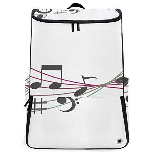 FANTAZIO Laptop-Rucksack für unterwegs, einfache Tune, langlebig, für Schule und Schule, für Outdoor, Camping, passend für bis zu Notebook