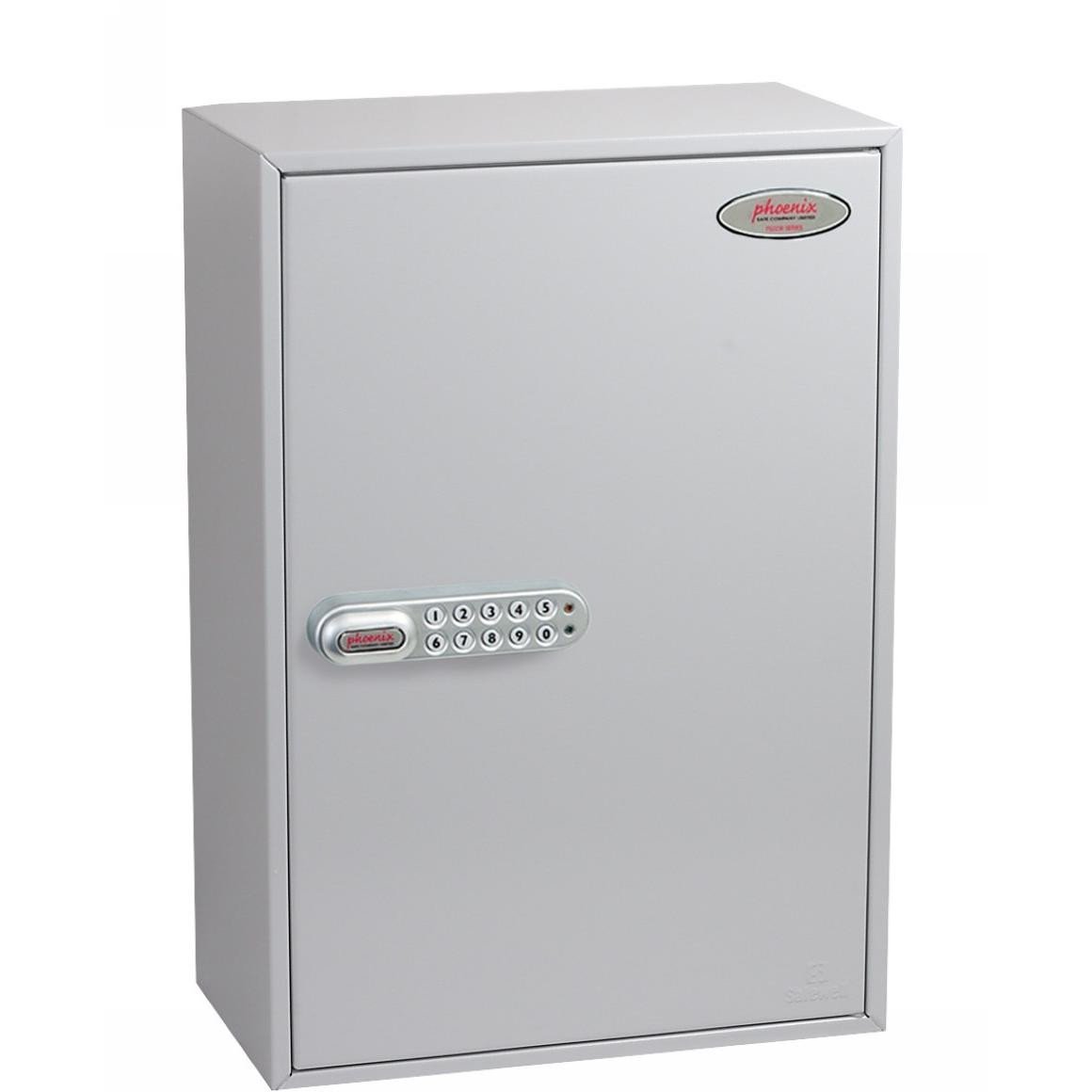 Phoenix Safe Company – KC0604E Commercial Key Cabinet - 200 Hooks | Electronic Lock | Key Holder Wall Mounted | Power Coated Paint | 11kg