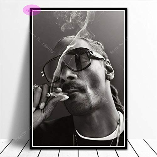 Poster Geschenk Dr.DRE & Snoop Dogg Rapper Star Sänger Ölgemälde Druckt Wandkunst Leinwand Bild Wohnzimmer Wohnzimmer Dekor 50 × 70 cm Ohne Rahmen
