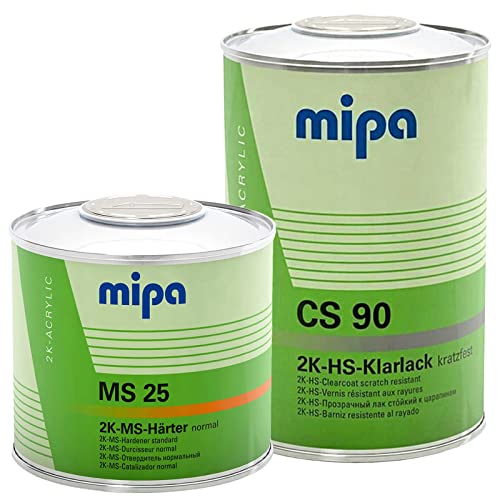 Mipa Set 2K-HS-Klarlack CS 90 2K-MS-Härter MS25 1,5L